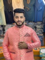 ( Code: 1991 )- কাতান ফেব্রিকের পাঞ্জাবি ও কোটি কম্বো সেট