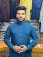 চায়না চেলি কটন মিনিমালিস্ট এমব্রয়ডারি পাঞ্জাবি